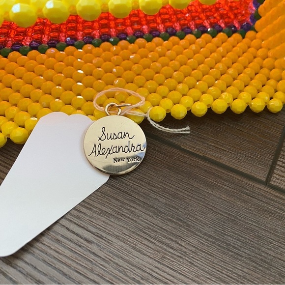 Susan Alexandra Buttercup Gorgine Beaded Purse - Picture 7 of 13